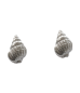 Preview: Netzreusenschnecke Ohrstecker - 925/- Silber