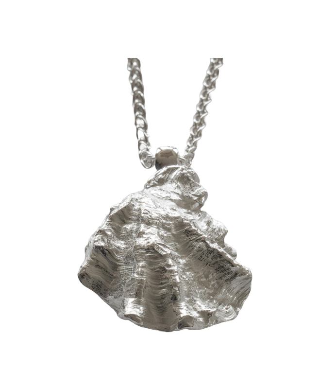 Pazifische Auster - 925/- Silber