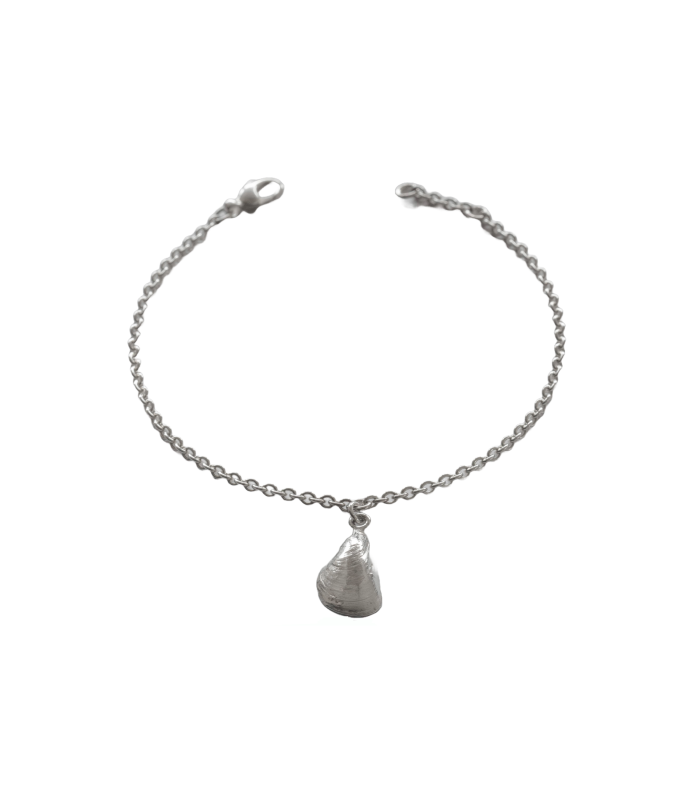 Miesmuschel Armband - 925/- Silber