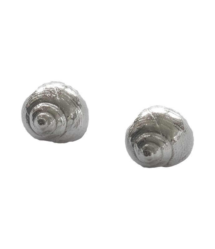 Strandschnecke Ohrstecker - die "Kleinen" - 925/- Silber