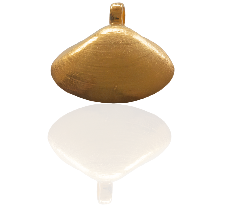 Strahlenkörbchen vergoldet