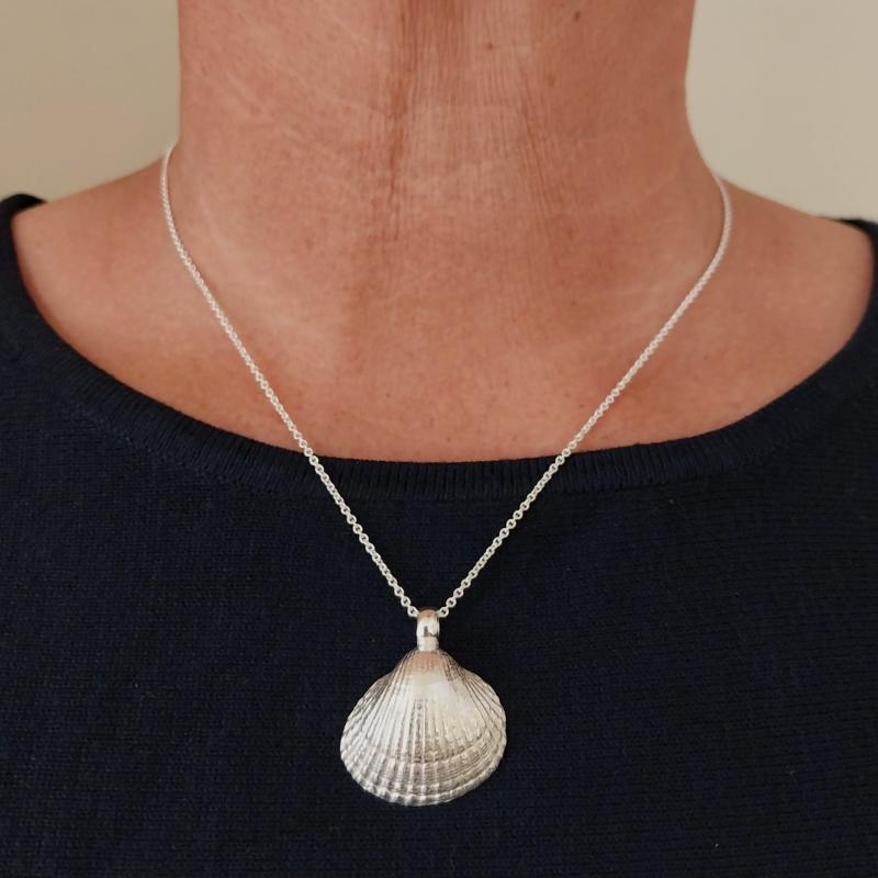 Herzmuschel - 925/- Silber
