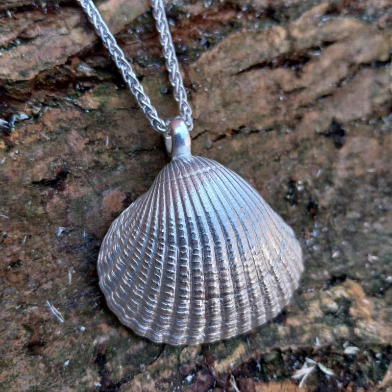 Herzmuschel - die „Große“ - 925/- Silber