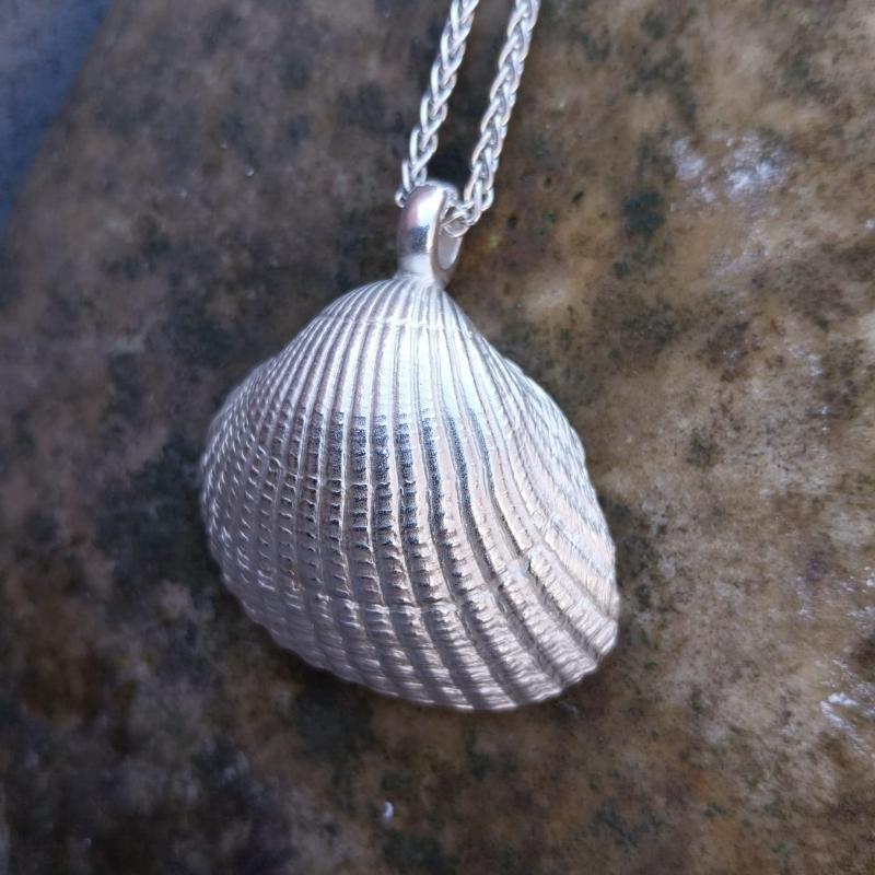 Herzmuschel - die „Große“ - 925/- Silber