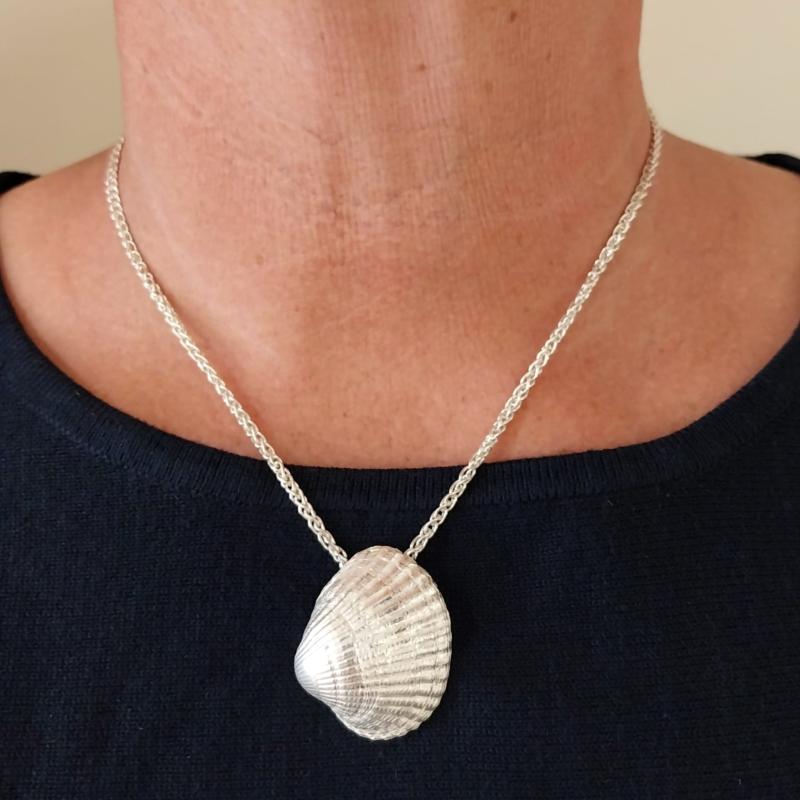 Herzmuschel - 925/- Silber