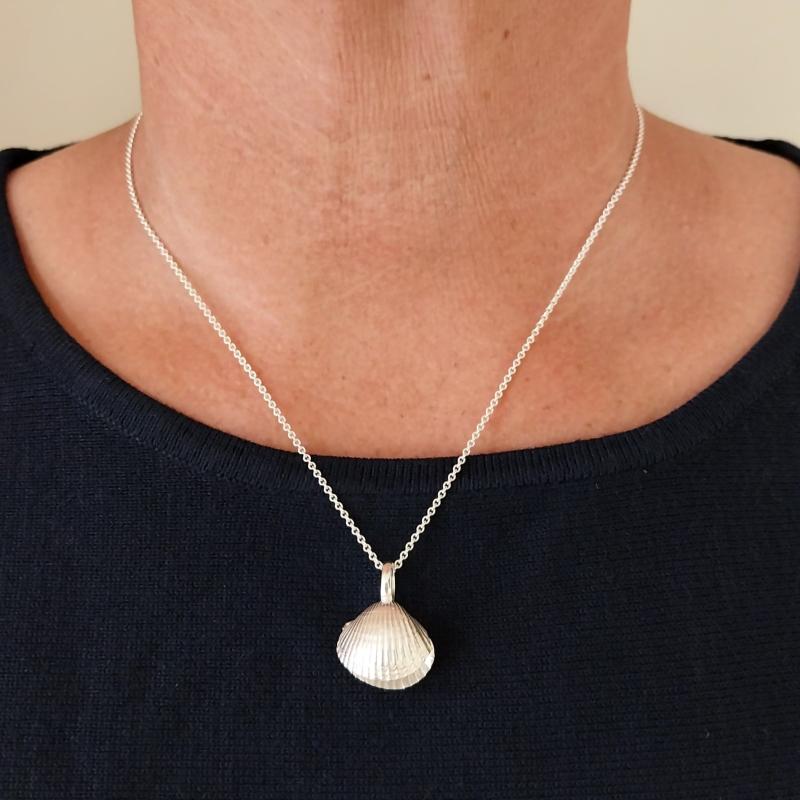 Herzmuschel - 925/- Silber
