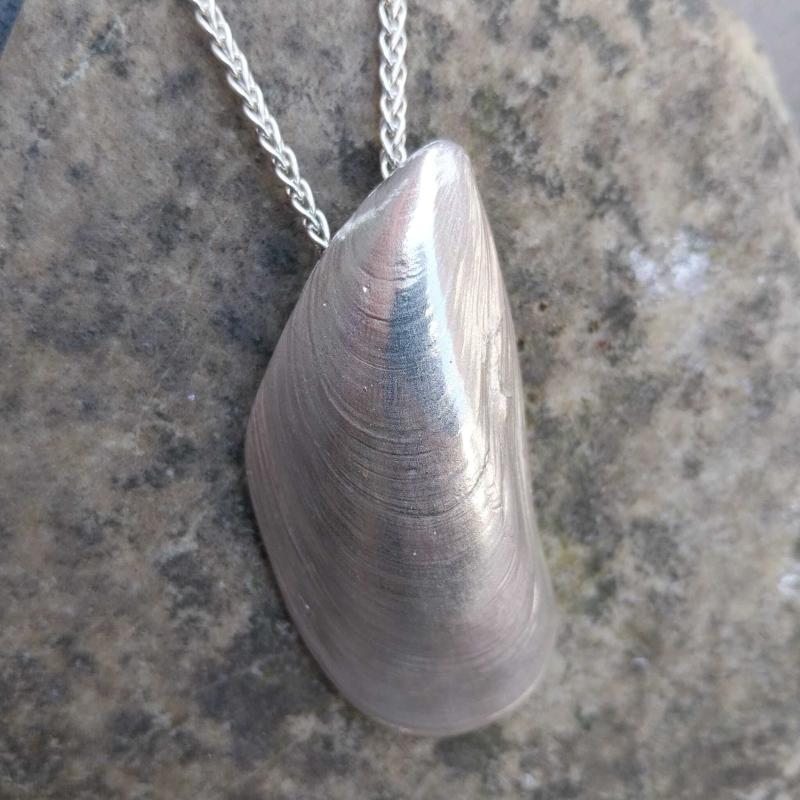 Miesmuschel - die „Große“ 925/- Silber
