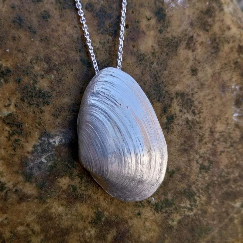 Sandklaffmuschel - 925/- Silber