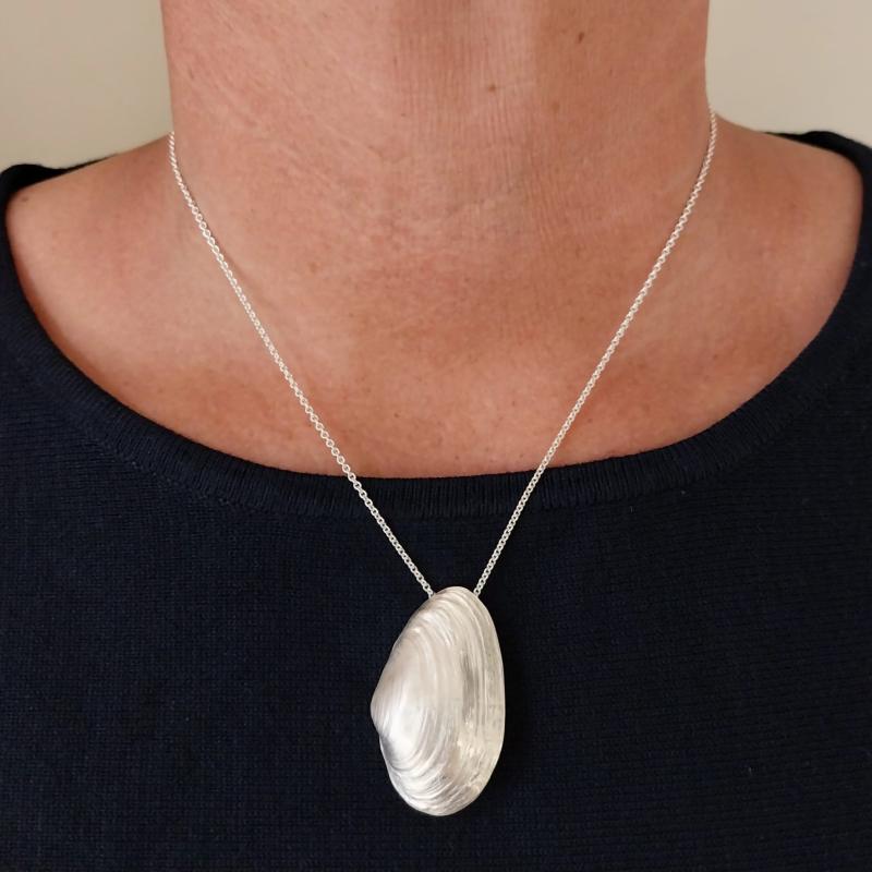 Sandklaffmuschel - 925/- Silber