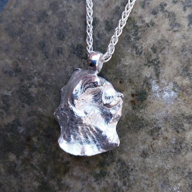Pazifische Auster - 925/- Silber