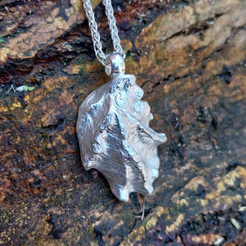 Pazifische Auster - 925/- Silber