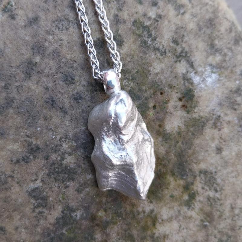 Pazifische Auster - 925/- Silber