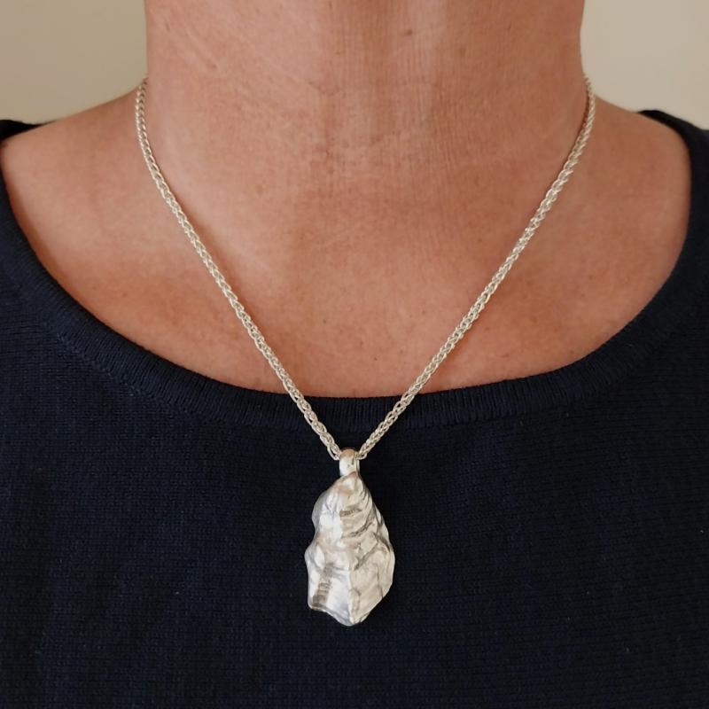 Pazifische Auster - 925/- Silber
