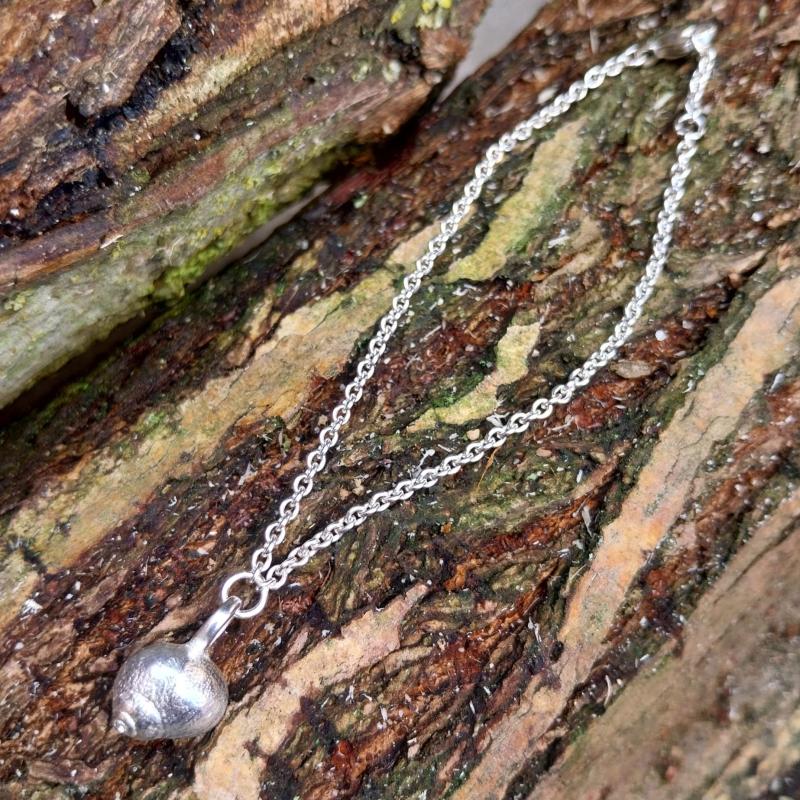 Strandschnecke Armband - 925/- Silber