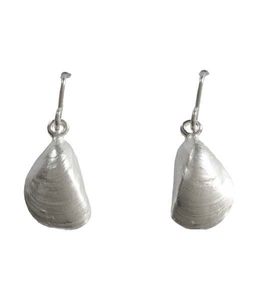Miesmuschel Ohrhänger - 925/- Silber