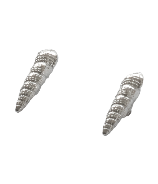 Turmschnecke Ohrstecker - 925/- Silber
