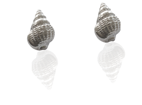 Netzreusenschnecke Ohrstecker