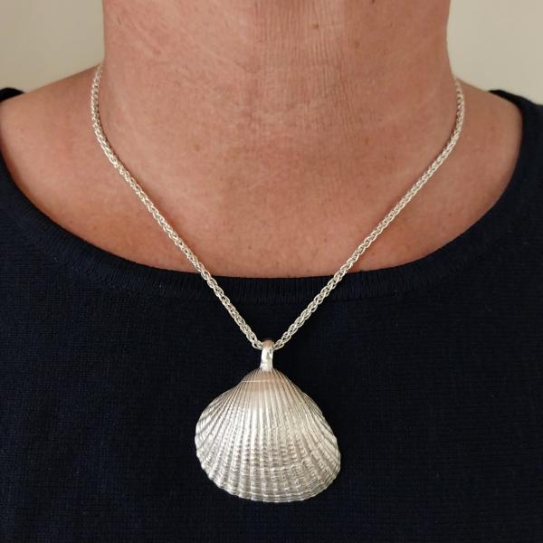 Herzmuschel - die „Große“ - 925/- Silber
