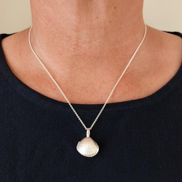 Herzmuschel - 925/- Silber