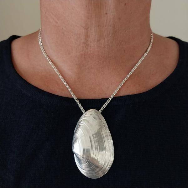 Sandklaffmuschel - 925/- Silber