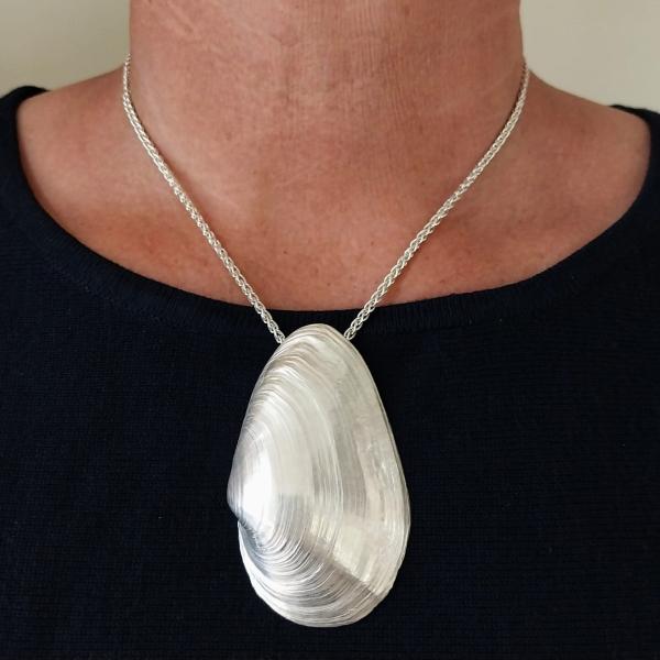 Sandklaffmuschel - die „Große“ 925/- Silber