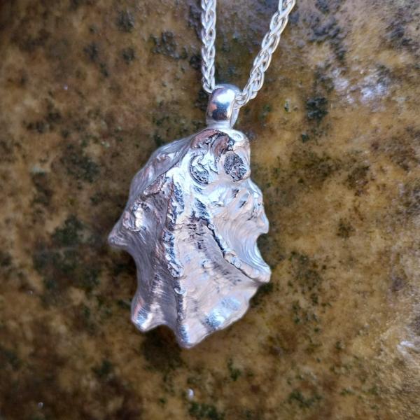 Pazifische Auster - 925/- Silber