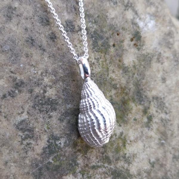 Netzreusenschnecke - 925/- Silber